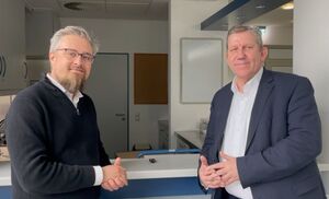 Bundestagsabgeordnete Andreas Schwarz mit Patrick Leitl