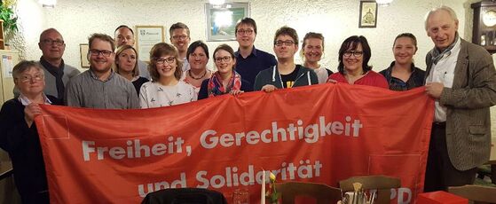 Die beiden neu gewählten Vorstände der SPD-Ortsvereine Bamberg-Altstadt und Bamberg-Berg