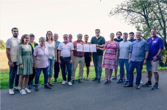 Übergabe der Willensbekundung von Vereinen und SPD-Ortsverein Altstadt Süd