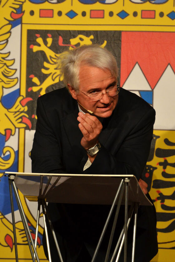 Wolfgang Krebs als Edmund Stoiber - Foto: Peter Schmidt