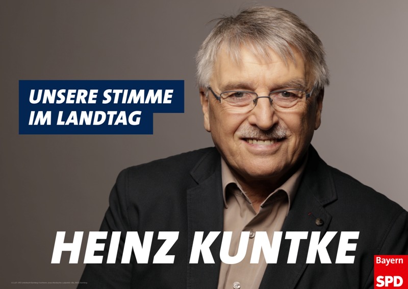 Plakat Heinz Kuntke Landtag 2018